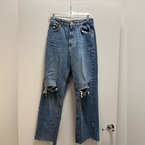 Wide leg jean